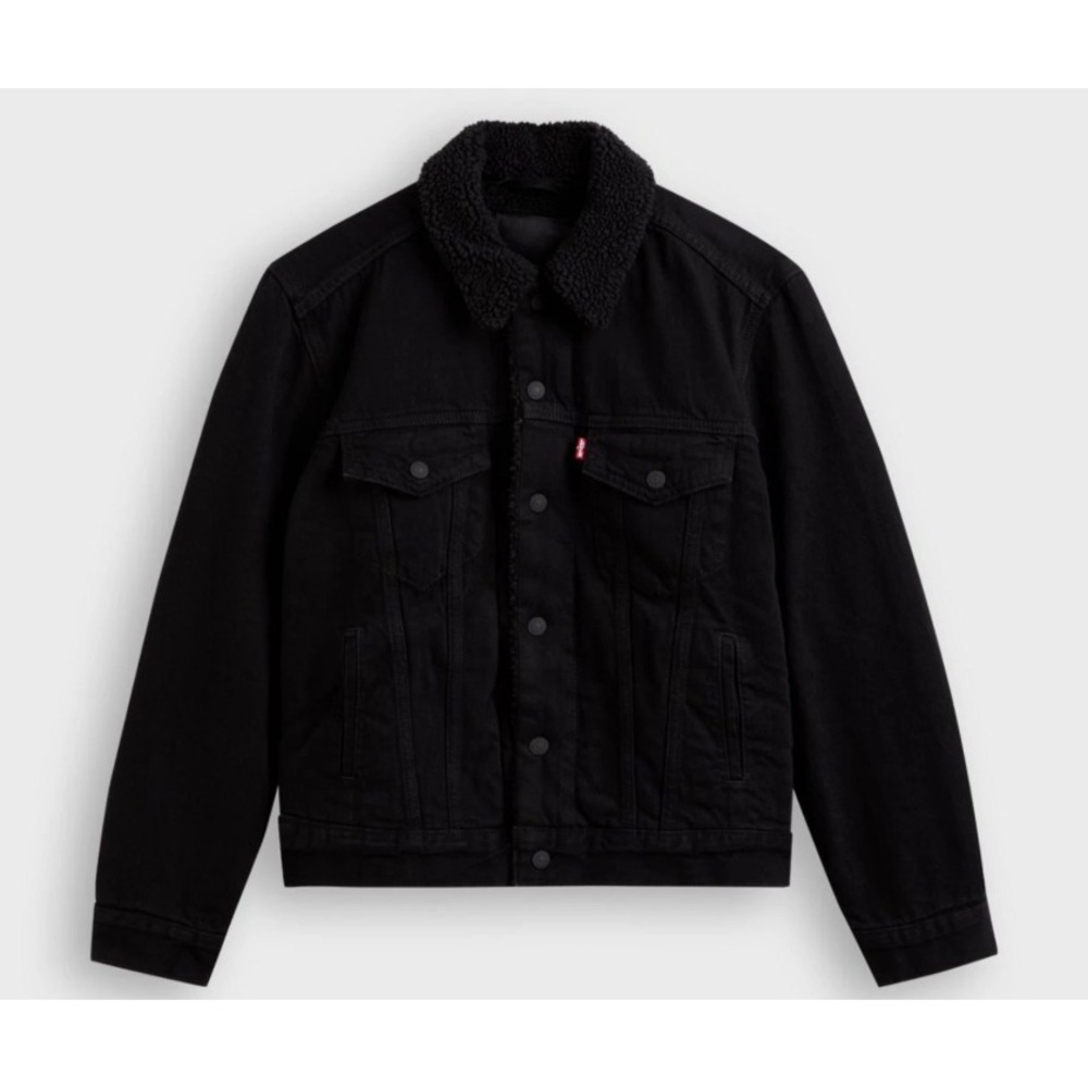 Levi's Women's Ex-Boyfriend Sherpa Trucker Jacket 361370015 Medium - Picture 1 of 7